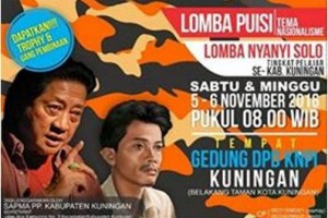 Lomba puisi dam nyanyi Sapma PP